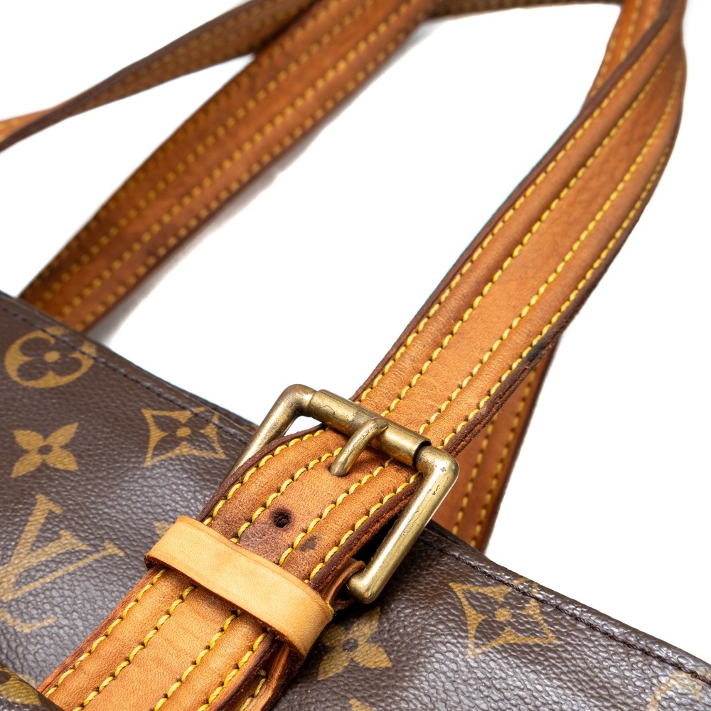 Louis Vuitton Monogram Multiple Cite Tote Bag Brown Canvas Shoulder Bag Vintage - Picture 10 of 13